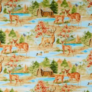 45" Wilmington Prints Deer Meadow