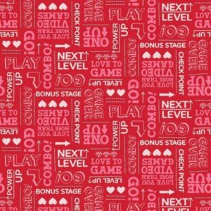 45" Camelot Fabrics Love You More Than Video Games