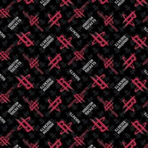 45" Camelot Fabrics NBA Houston Rockets