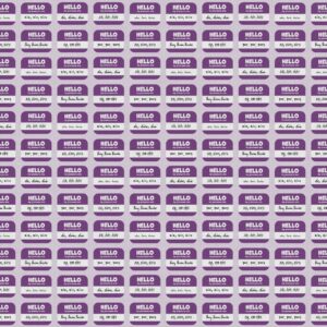 45" Paintbrush Studio Love is Love Pronoun Badges