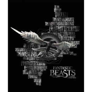 45" Camelot Fabrics Wizarding World Fantastic Beasts Collection Panel