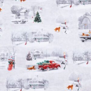 45" Robert Kaufman White Christmas