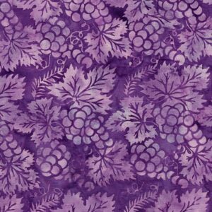 45" Island Batiks Grapes-Dusty Rose
