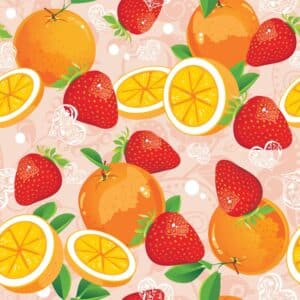 45" Fruity Allover