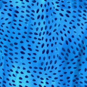 45" Print Concepts Swirl Dots Turquoise