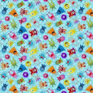 45" Paintbrush Studio Launch Party 4 Monsters Blue