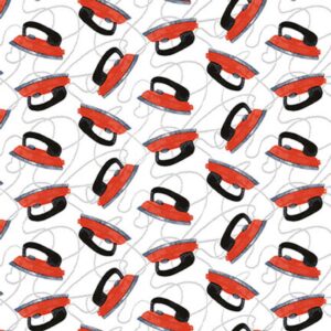 45" Henry Glass Just Sew Happy Tossed Iron