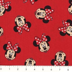 45" Disney Minnie Head Toss Fabric