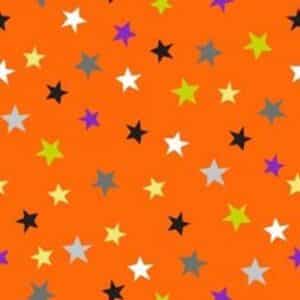 45" Fabric Editions Stars Orange