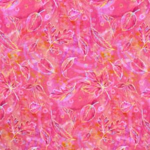 45" Oasis Fabrics Mystic Nature Leaf Etchings