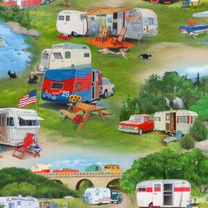 45" Elizabeth's Studio Vintage Trailers