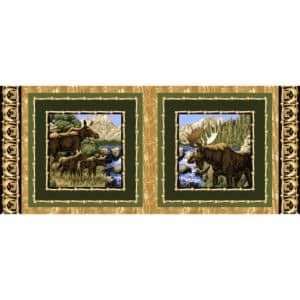 45" Wild Frontier Pillow Panel