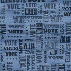 45" Benartex Your Vote