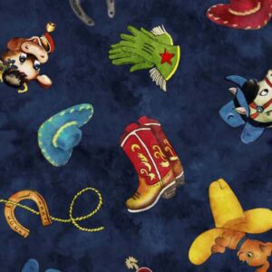 45" Quilting Treasures Cowboy Up