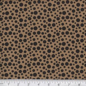 60" Dots Black & Brown
