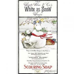 45" Riley Blake White As Snow 24" Panel