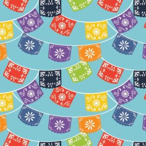 45" Camelot Fabrics Taco Bout It Paper Cut Banners