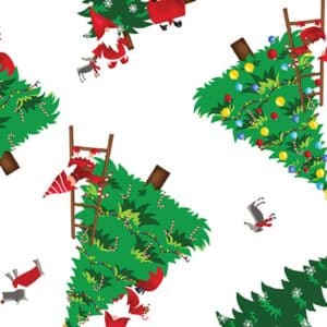 45" Benartex Merry Gnome Trees