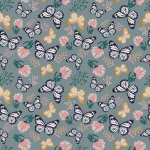 45" Camelot Fabrics Butterflies