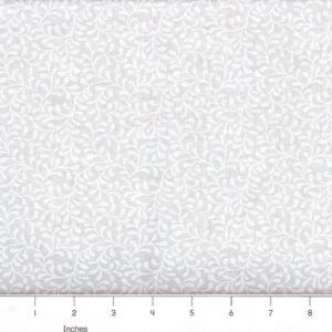 108" Plume Bloom White On White 3 Yard Piece $8.99 Per Yard