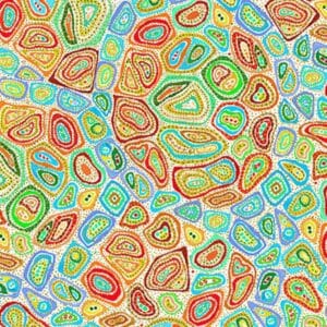 45" Quilting Treasures Mosaic Turtles