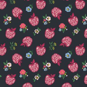 45" Camelot Fabrics Snow White Cast Toss