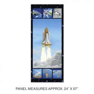 56" Benartex Space Race