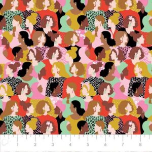 45" Camelot Fabrics Everyday You Papercut Floral Women