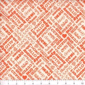 45" Paintbrush Studio Love is Love Orientations Orange