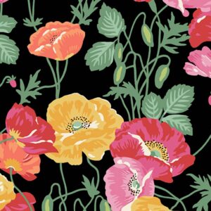45" Andover Fabrics Poppies