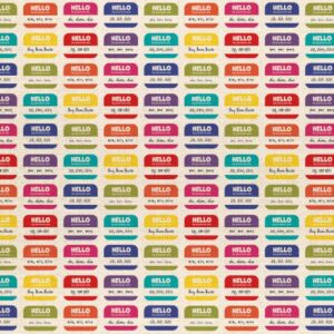 45" Paintbrush Studio Love is Love Pronoun Badges