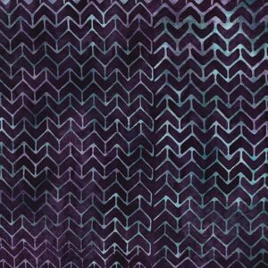45" Island Batiks Chevron Eggplant