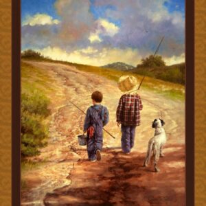 45" MDG A Fine Afternoon For Fishing Panel