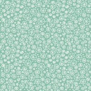 45" Benartex-Contempo On The Farm Pinwheels Teal