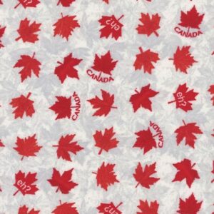 45" Canada EH Leaves Flannel