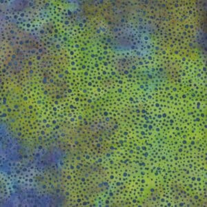 45" Island Batiks Dots Mardigras