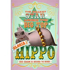 45" David Textiles Madagascar Gloria The Hippo Panel