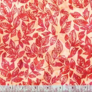 45" Anthology Fabrics Baliscapes: Scarlet Flame