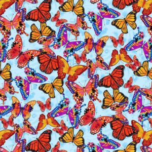 45" Blank Quilting Mariposa Dance Butterflies