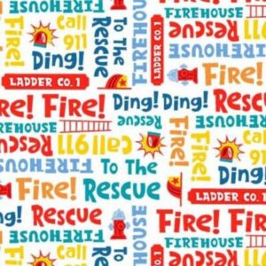 45" Michael Miller Alert Ladder No 1 Text