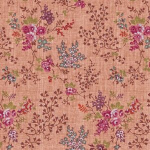 45" Benartex Allover Vines Peach