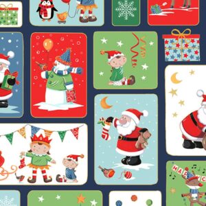 45" Andover Fabrics Santas Christmas