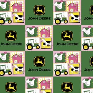 45" John Deere Girl Farm Patch