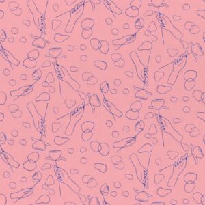 45" Paintbrush Studio Sailor Mary Roses Pink