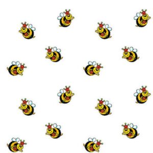 45" Henry Glass Alpha Babies Tossed Bees