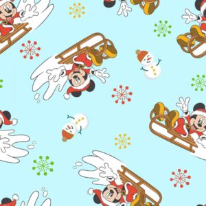 45" Disney Christmas Mickey Sled Toss