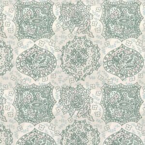 45" Art Gallery Fabrics Shine On Paisley Clouds