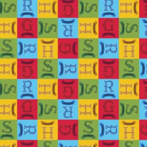 45" Camelot Fabrics Harry Potter Stand Together Multi House