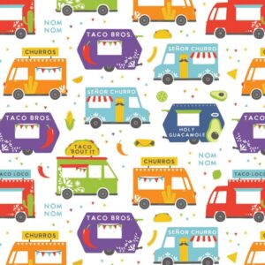 45" Camelot Fabrics Food Trucks