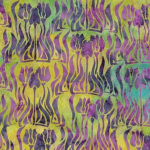 45" Island Batiks 3 Tulips